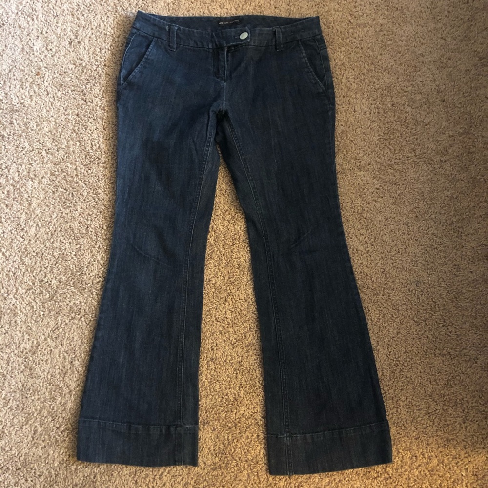 New York & Company Wide Leg Jeans - 6 petite
